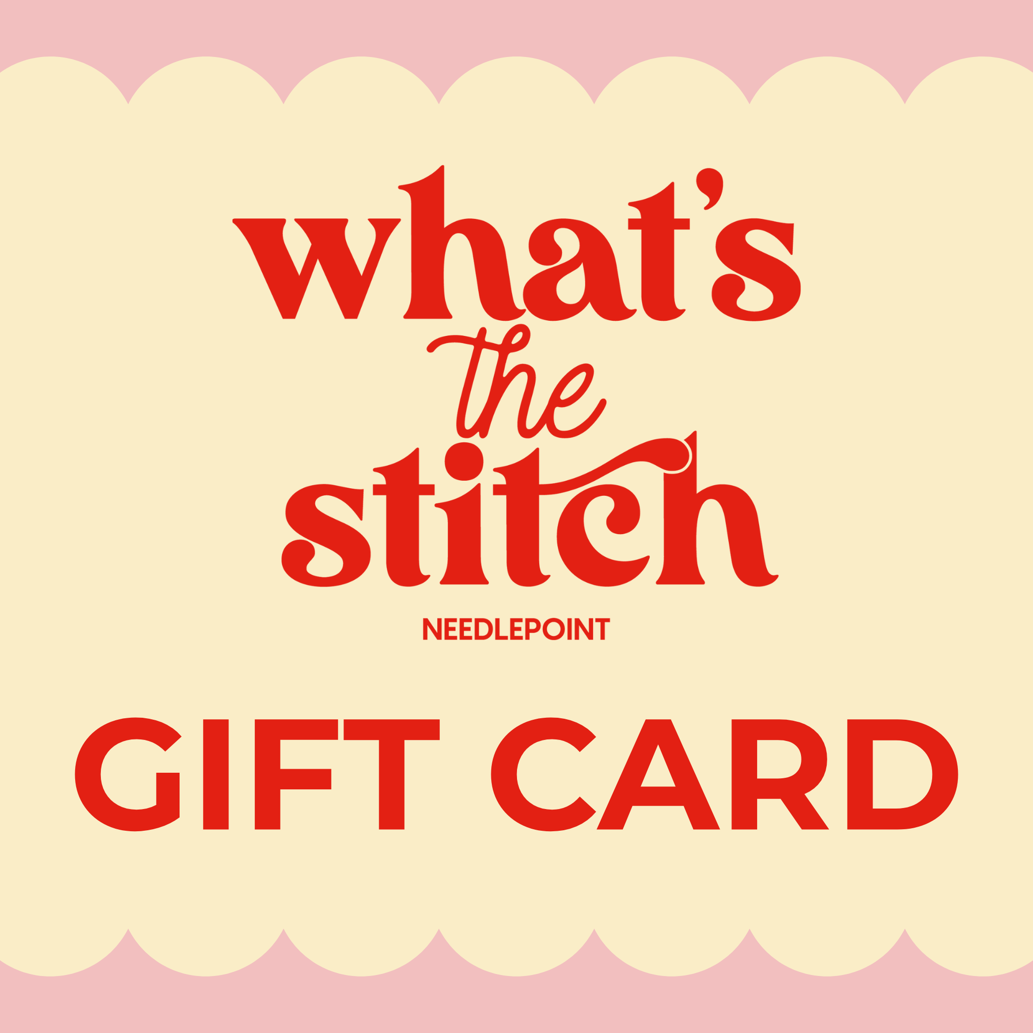 What's the Stitch Gift Card