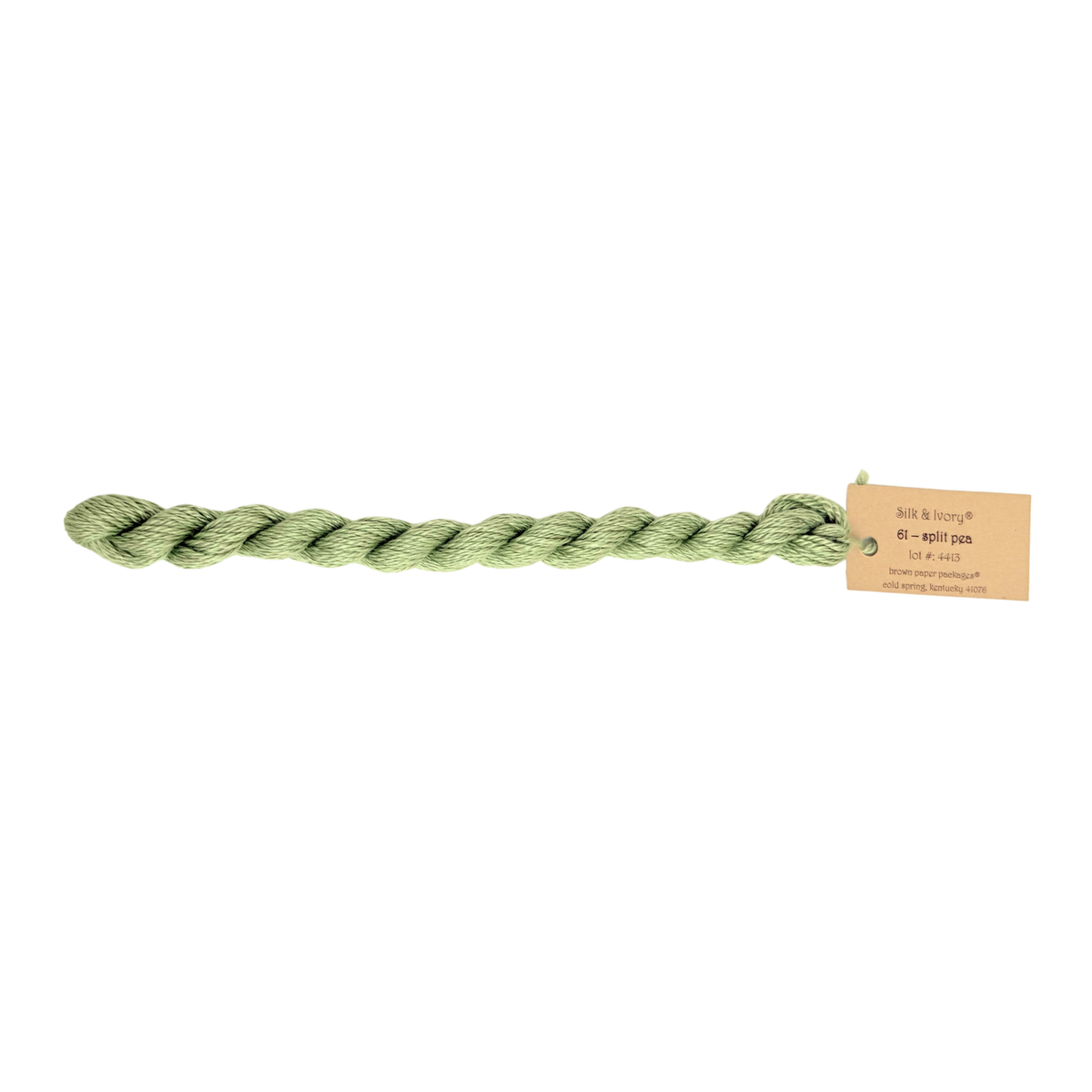 Silk & Ivory Thread - Split Pea