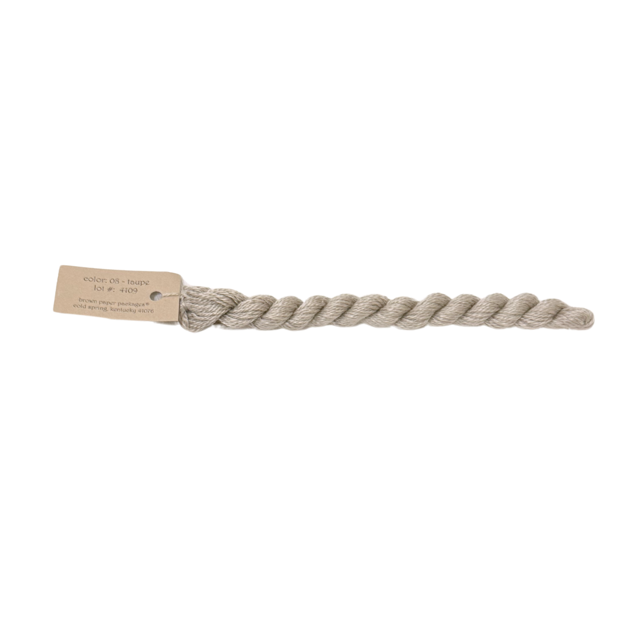 Silk & Ivory Thread - Taupe