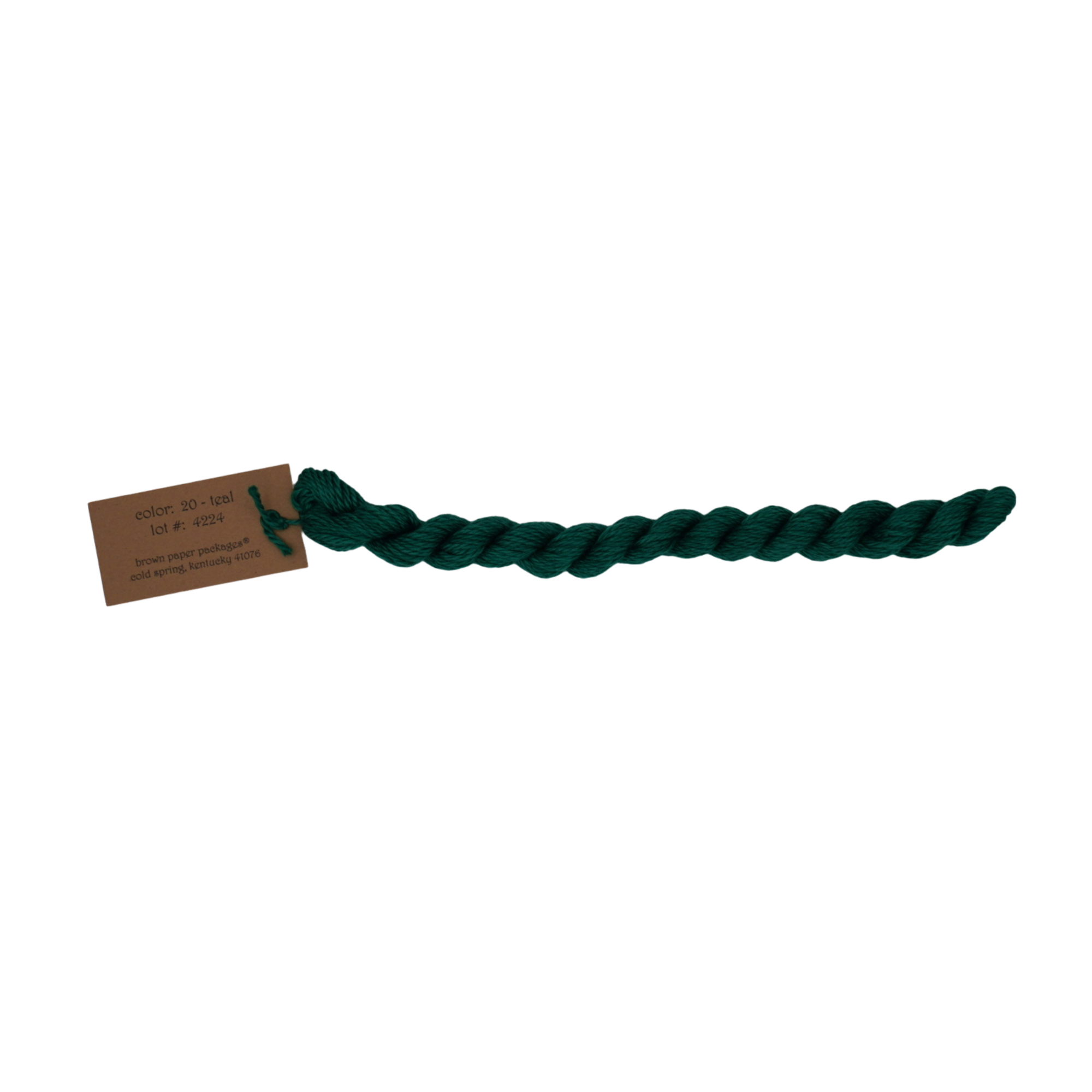 Silk & Ivory Thread - Teal