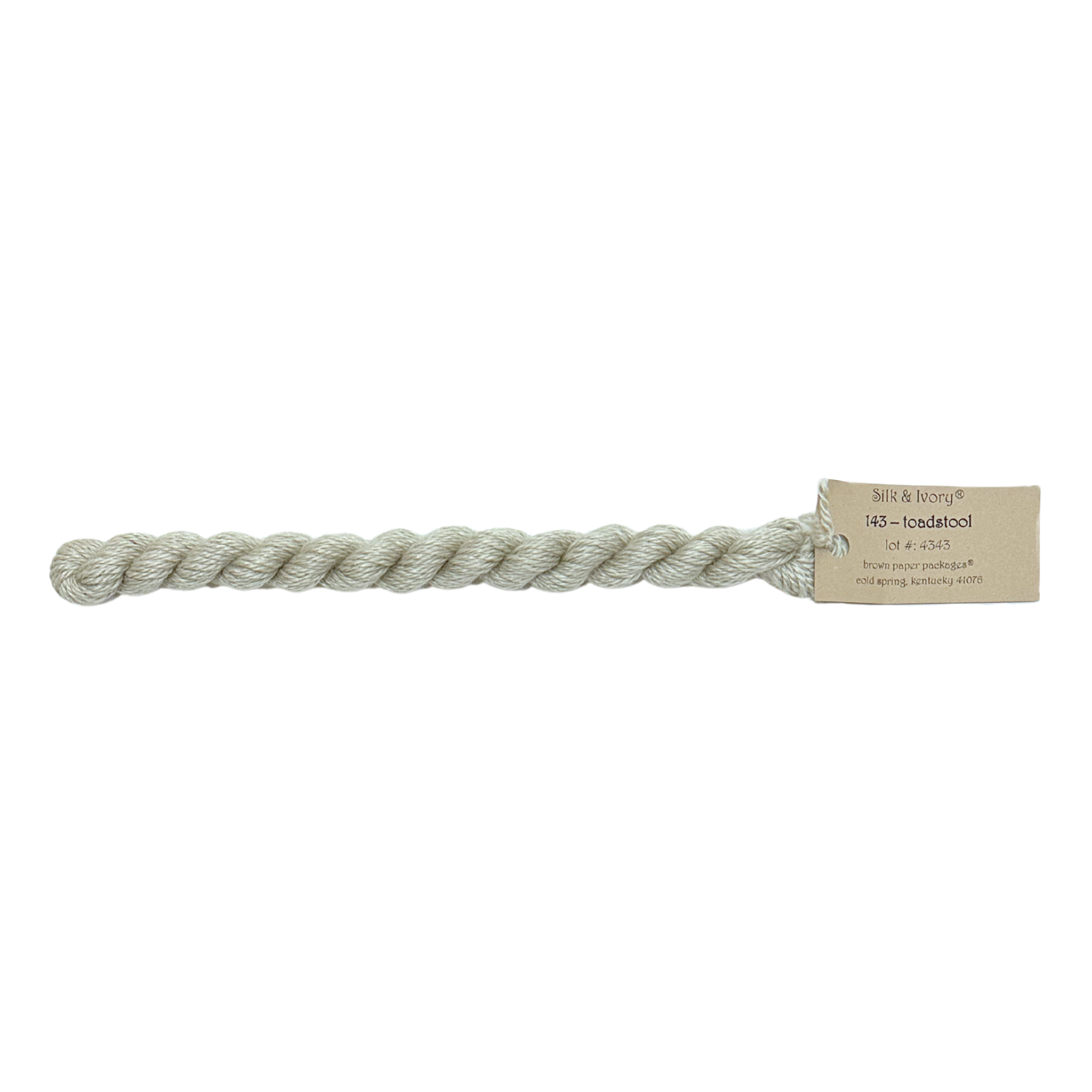 Silk & Ivory Thread - Toadstool