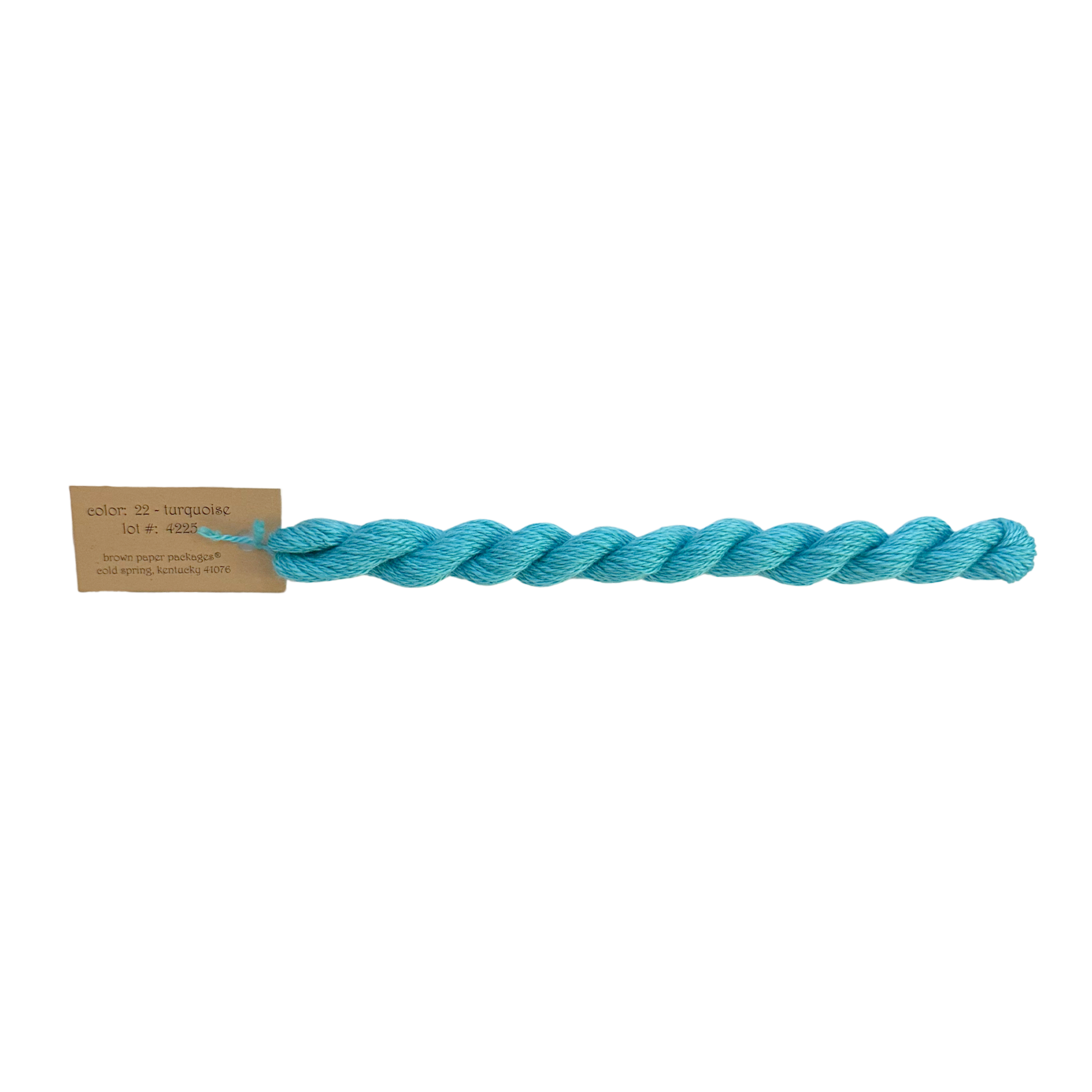 Silk & Ivory Thread - Turquoise