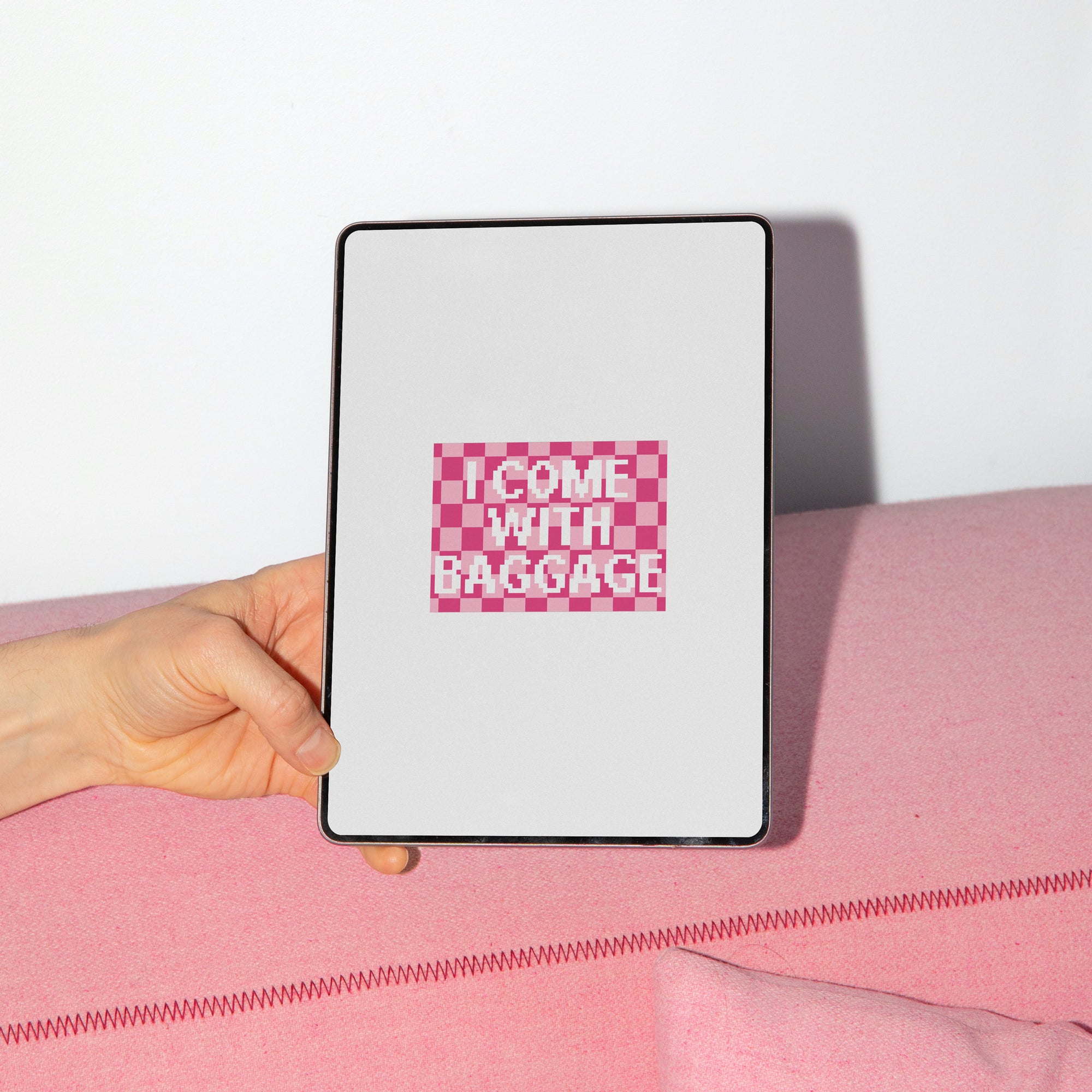 I Come With Baggage Luggage Tag