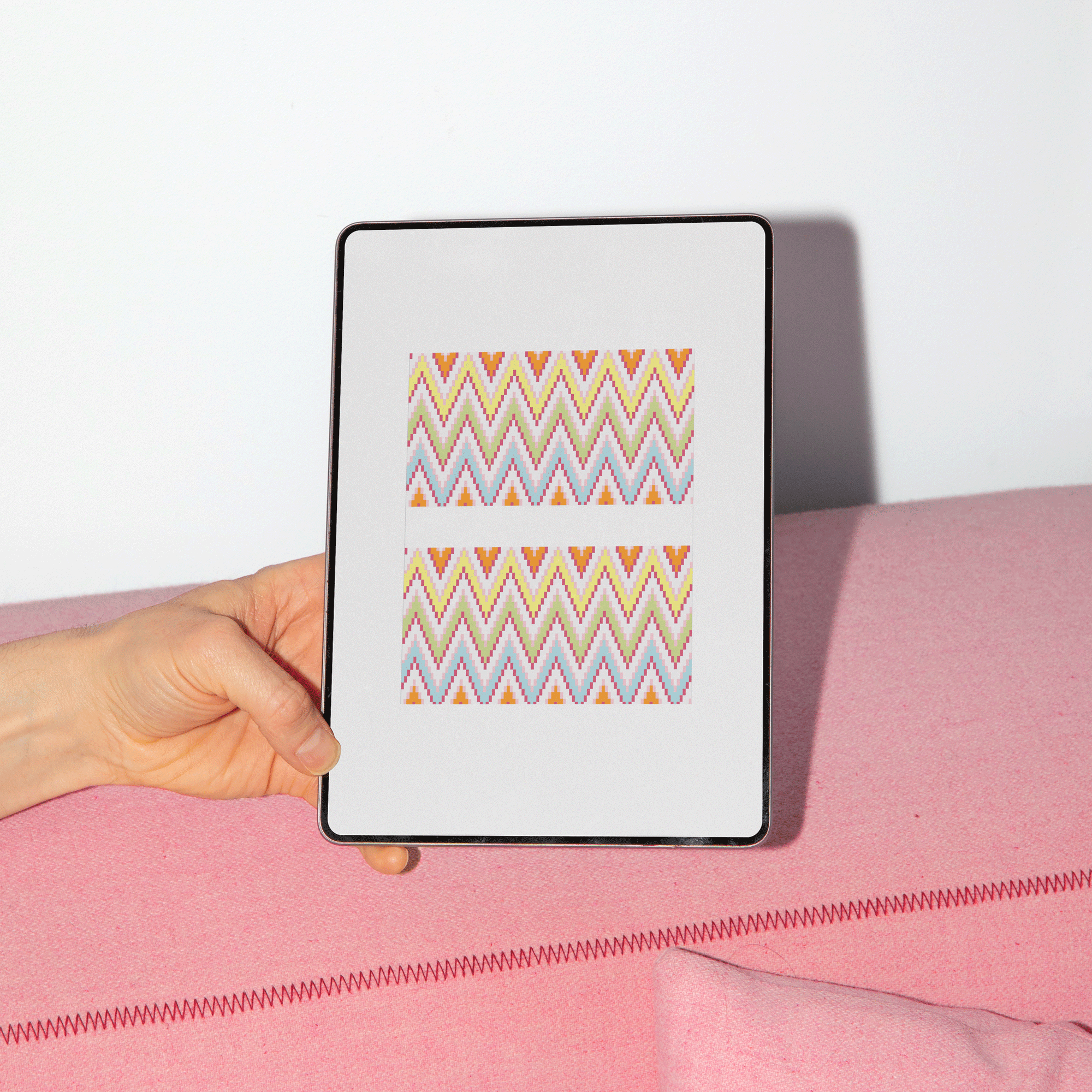 Chevron Sunglass Case