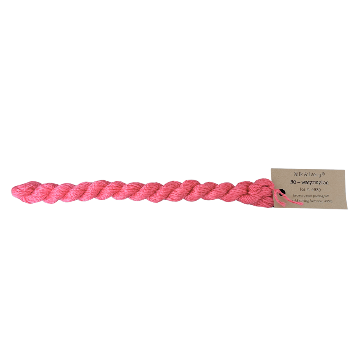 Silk & Ivory Thread - Watermelon