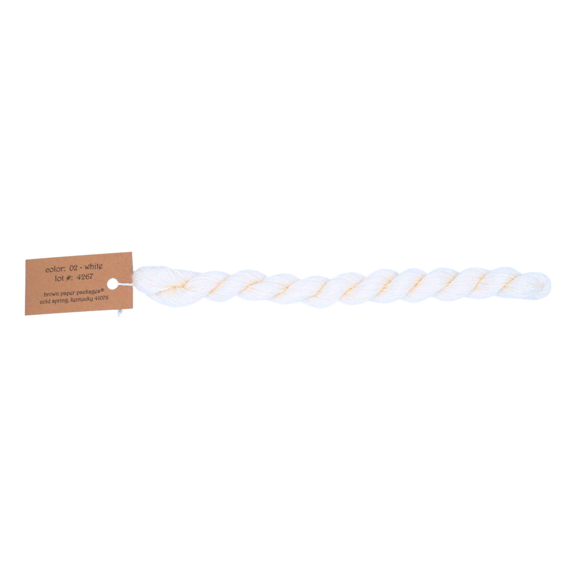 Silk & Ivory Thread - White