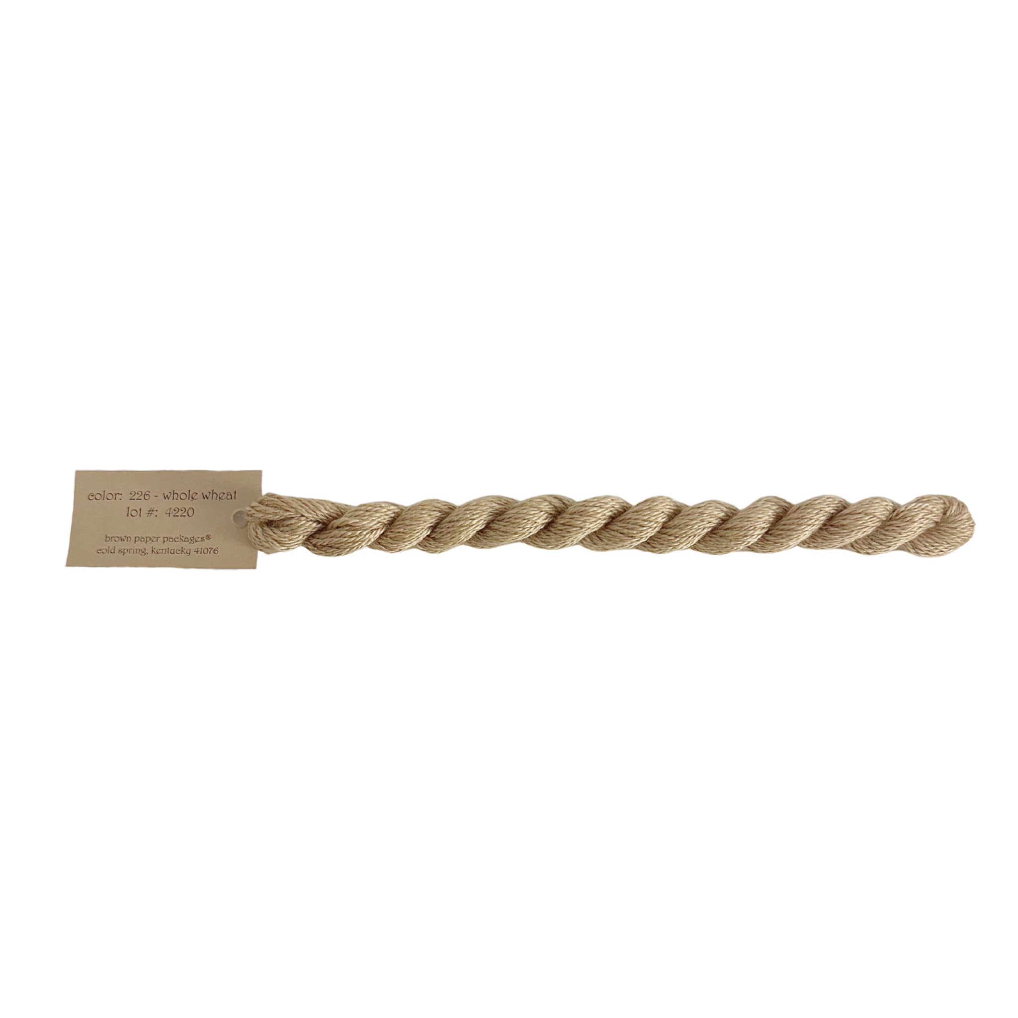 Silk & Ivory Thread - Whole Wheat