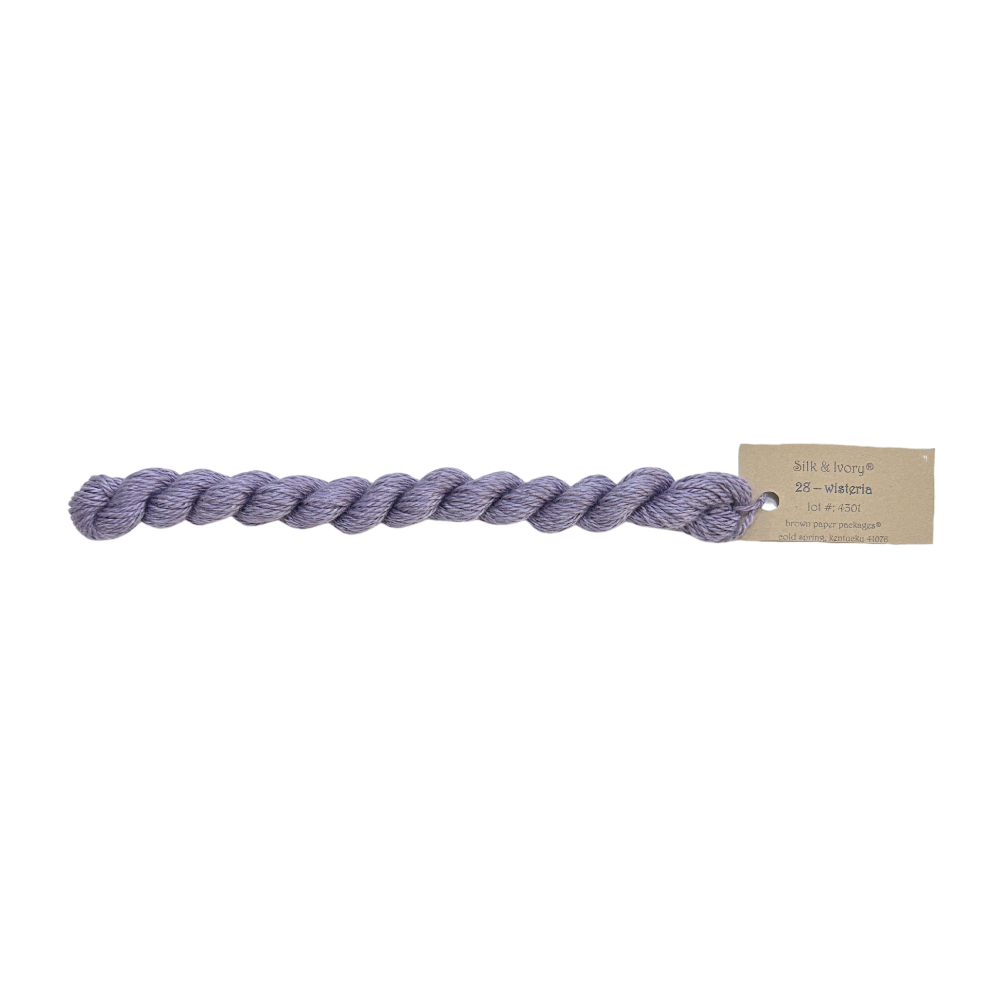 Silk & Ivory Thread - Wisteria