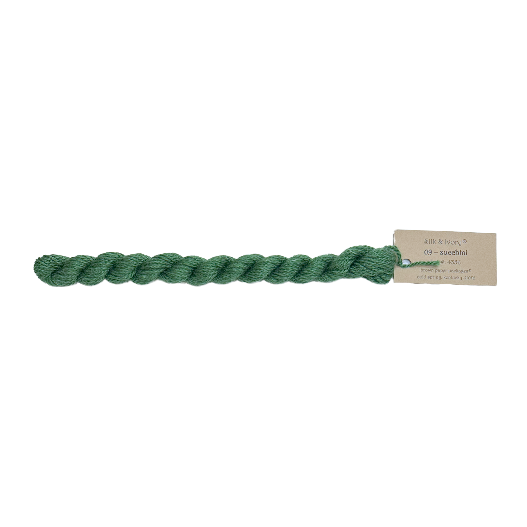 Silk & Ivory Thread - Zucchini