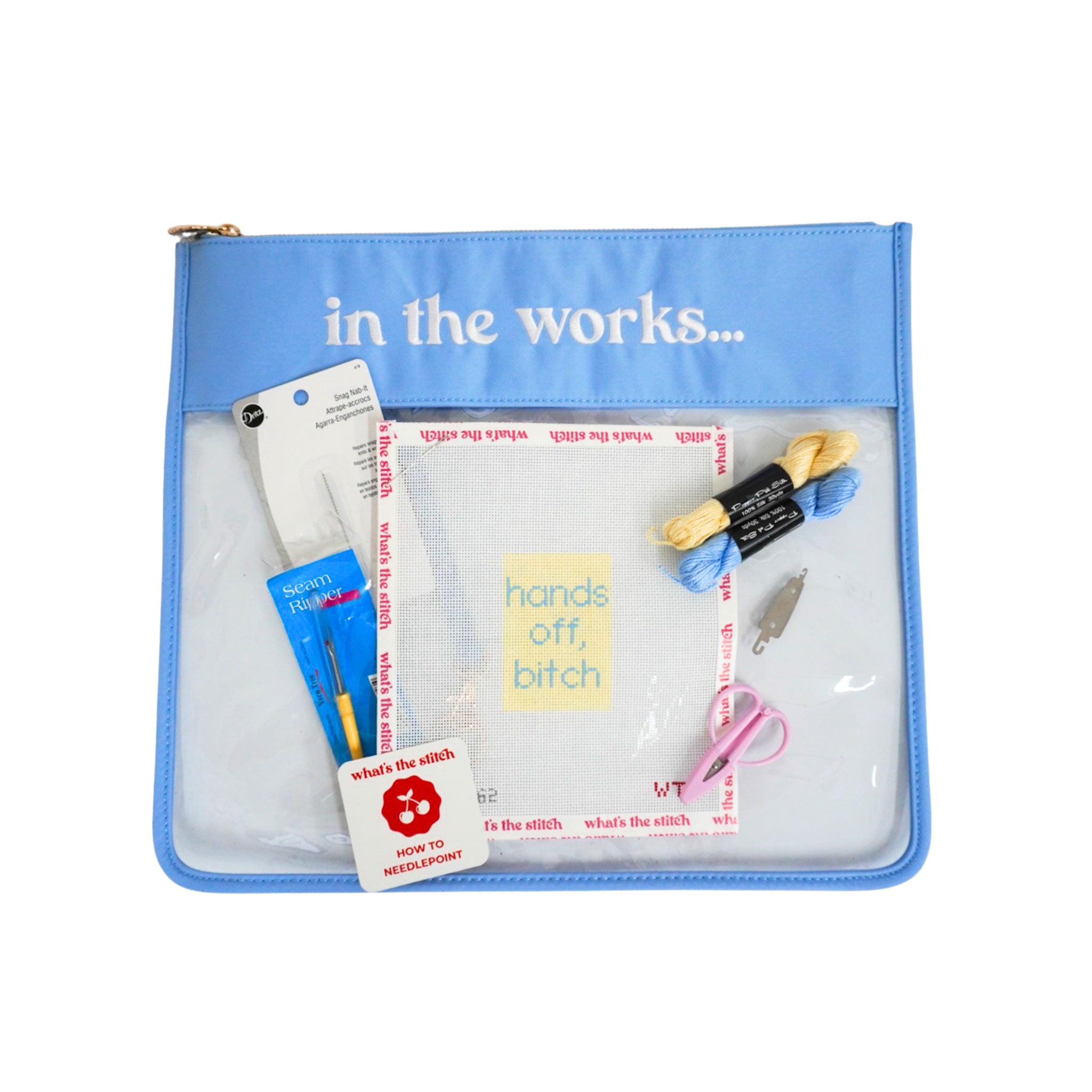 Hands Off, Bitch Beginner Needlepoint Kit