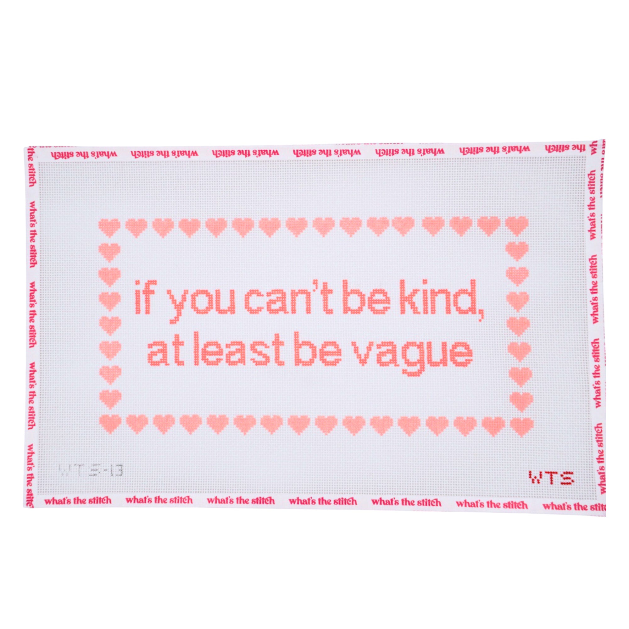 If You Can't Be Kind, At Least Be Vague