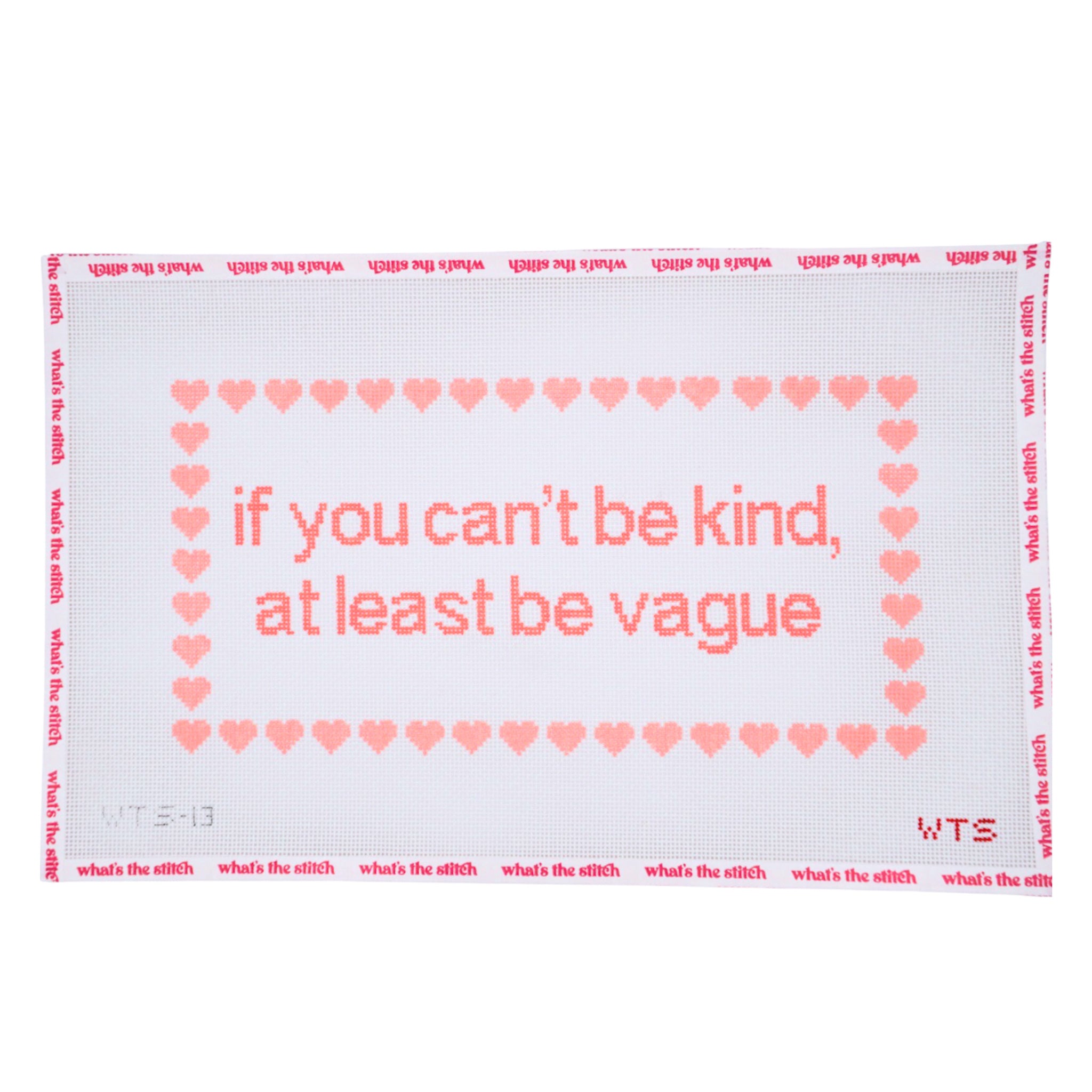 If You Can't Be Kind, At Least Be Vague