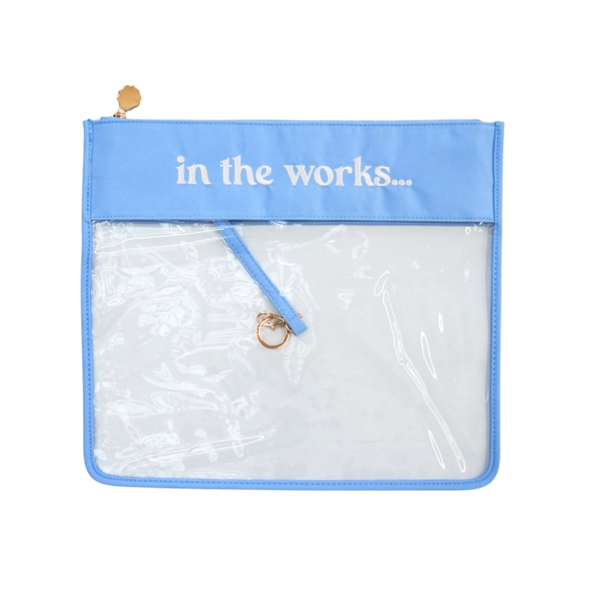 In the Works Project Bag - Baby Blue
